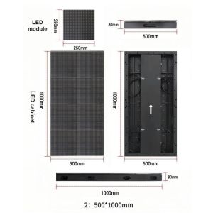Full Color Dance Floor LED Screen P4.81 LED Screen Floor Tiles With SDK Function