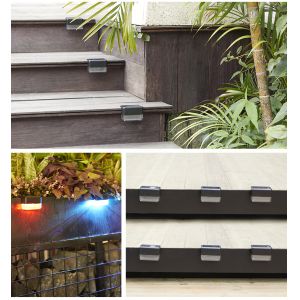 Decorative Waterproof Solar Powered Garden Lights Solar Wall Lamp Light Stair