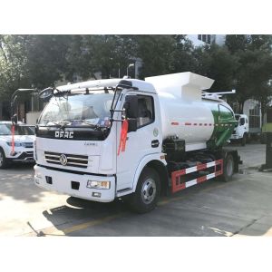 Kitchen Restaurant Waste Removal Trucks Hydraulic Self Loading & Discharging