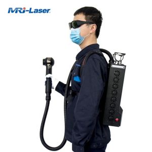 Backpack 100W 150W Fiber Laser Cleaning Machine With High Safety Level