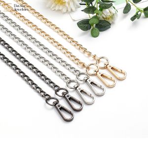 Zinc Alloy Purse Crossbody Replacement Straps With Metal Snap Buckles