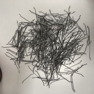 CE Certified End Hook Glued Steel Fiber 30mm - 55mm For Concrete Reinforcement