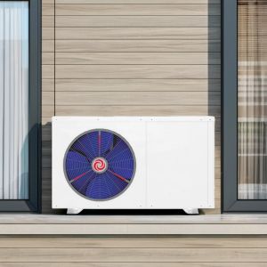 Residential 9.5kw Electric Heat Pump Hot Water Heater With R410A And Water Pump