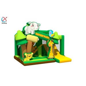 Commercial Inflatable Bouncy House With Slides Inflatable Safari Park Combo