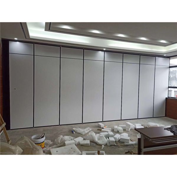 Laminate Finish Full High Acoustic Sliding Room Partitions / Foldable Partition