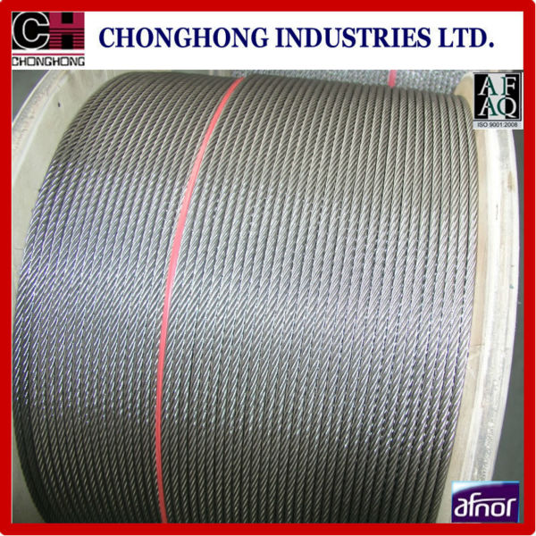 Yellow Grease Coated Ungalvanized Steel Wire Rope Diameter 1mm-16mm for Harsh Environments