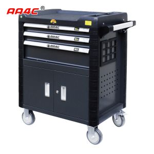 Quality Mechanics Rolling Tool Cabinet With Tools 158pcs 3 Drawers for sale