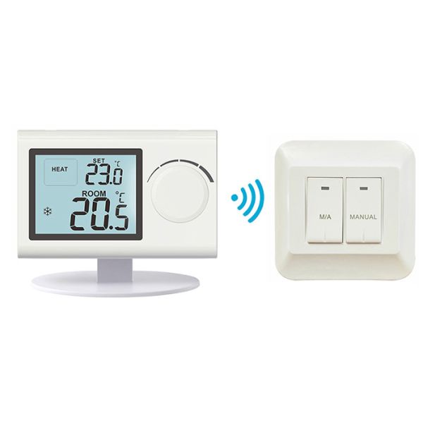 Buy LCD Screen Electronic Heating Floor Heating Wireless Room Thermostat at wholesale prices