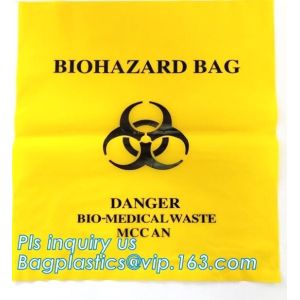 Biohazard Compost Disposal Plastic Biodegradable Yard Medical Waste Bag
