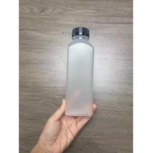 Clear Customizable Plastic Milk Tea Bottles With Insulated Modern Design