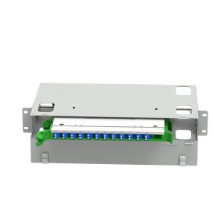 Indoor Application LC Type 24 Ports Optical Fiber Distribution Patchpanel for
