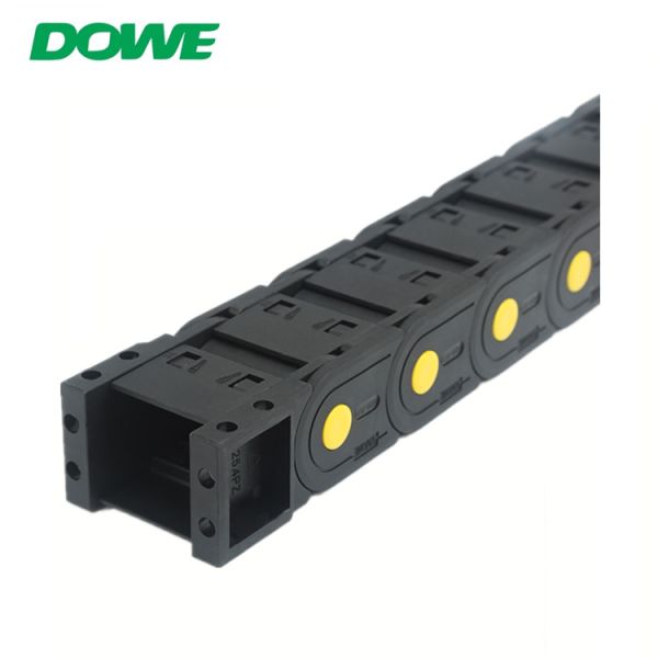 Buy H25x77 Enclosed Towline Yellow Strength  Customized Combine Nylon Tow Chain at wholesale prices