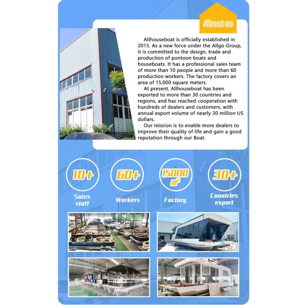 30m Length 15m Width Floating Restaurant Boat High Capacity for 200 People