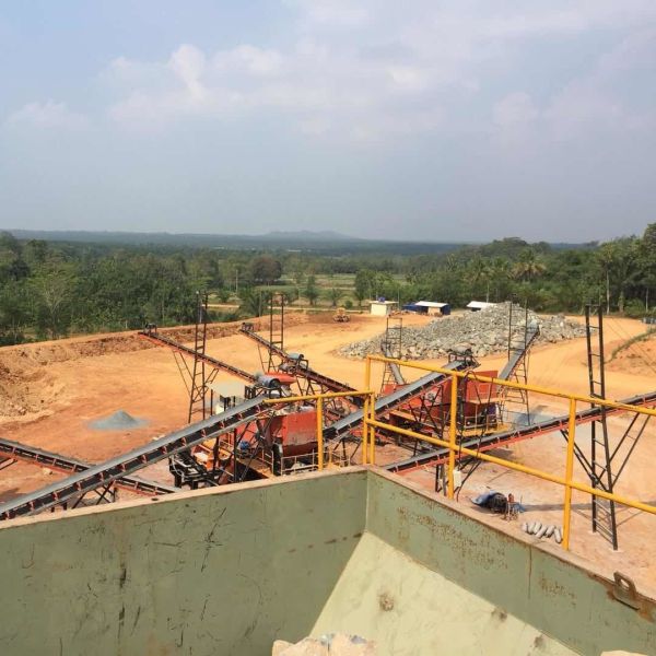 Buy Stone Rock Sand Belt Conveyor Machine Rubber EP Fabric at wholesale prices