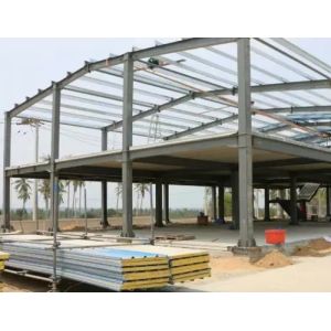 China Fast Construction Structural Steel Building for Car Repair Workshop on sale