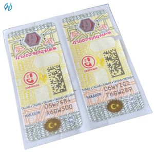 High-performance Holographic Label with Customizable Surface