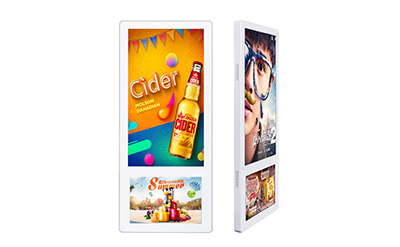 Elevator Wall Mounted Digital Signage , Indoor LCD Wall Mounted Video Wall