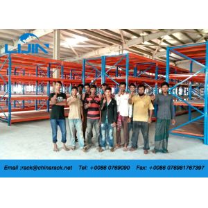 Workshop Heavy Duty Storage Racks Industrial Metal Frame Maximizes Space Saving