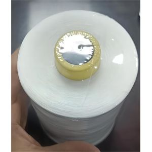 40/2 100% Polyester Sewing Machine Thread Black White Color For Clothing And