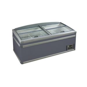Luxury Chest Deep Freezer Curve Glass Sliding Door On The Top 1040L