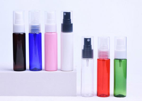 Buy Various Colors Plastic Water Bottle , Flat Shoulder Pump Spray Bottle No Leaking at wholesale prices