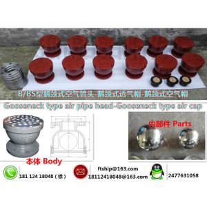 China The head of BS50 CB/T3594-94 cast iron gooseneck air vessel on sale