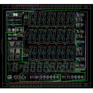 Power Meter STN Lcd Segment Display Black And White