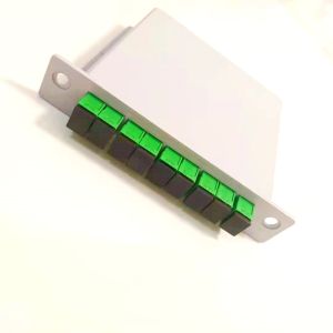 Insertion Card Type Fiber Optic 1x8 PLC Splitter With Sc / Apc Connector