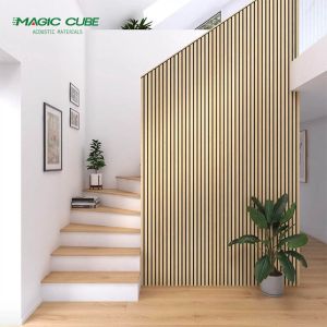 Customized E1 Grade Flame Retardant Material Akupanel Acoustic Panels for