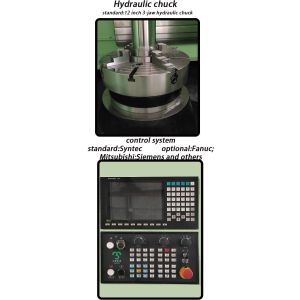 Robust CNC Vertical Lathe Machine Precise 600mm Turning Range