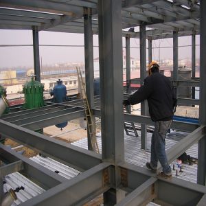 Custom Steel Frame Warehouse 50-70 Year Lifespan CE Certified