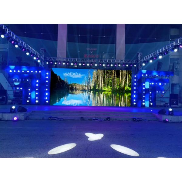 Outdoor Ghost Series Stage Rental LED Display 3.91mm 500x500mm 5000nits High Brightness