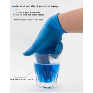 Anti Bacterial And Virus Xxl Nitrile Disposable Gloves