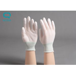 PU Dispensing Nylon Anti Static Gloves For Clean Room
