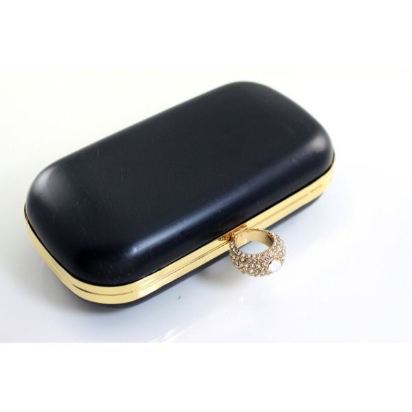 Buy Stone Ring Closure Gold DIY Minaudiere Clutch Frame 241g at wholesale prices