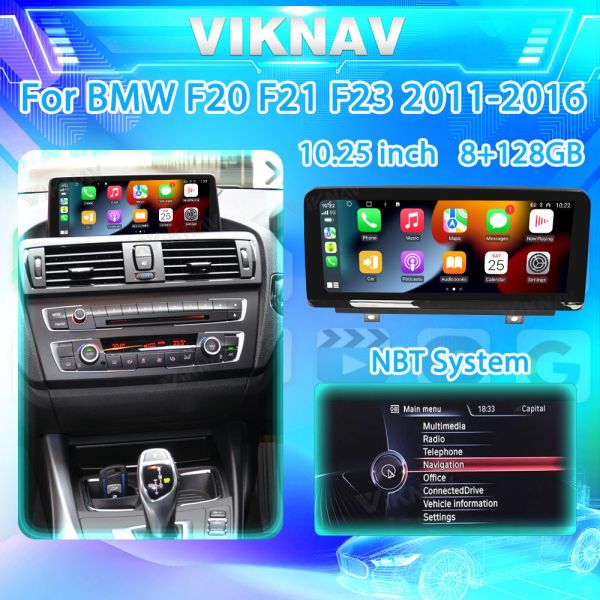 128GB Car BMW 1 Serie F20 F21 F23 Radio 2011-2016 RHD Android Wireless Carplay