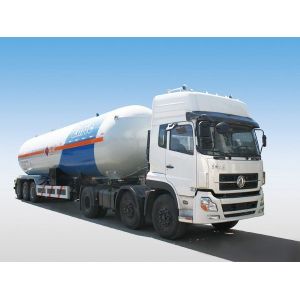 Steel 3 Axles 52600L Lpg Tank Trailer long life