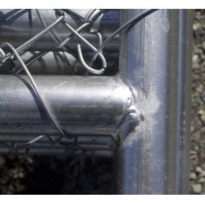 8'x12' temporary chain link fence panels diameter wire 11.5ga chain link mesh 2"
