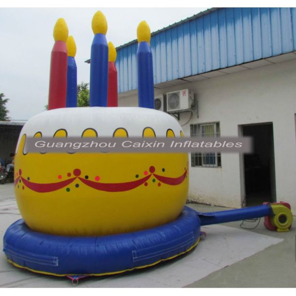 Buy big inflatable birthday cake for holiday party event selling at wholesale prices