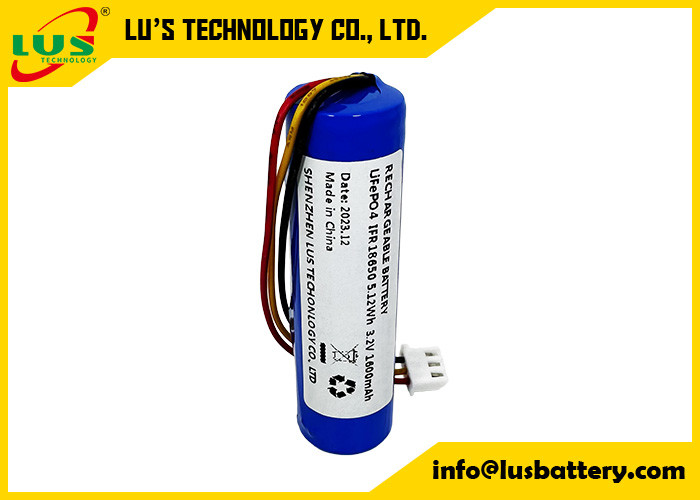 3.2V 1600mAh Lithium Iron Phosphate Cell IFR18650 LiFePO4 IFR18650 1600mAh 3.2V