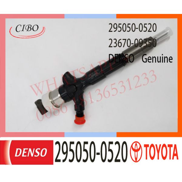 295050-0520 DENSO Diesel Engine Fuel Injector 295050-0520 295050-0180,23670-0L090,23670-09350 for toyota Hilux 1KD/2KD