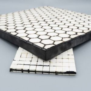 Quality High Impact Resistance White Alumina Ceramic Tiles For Chemical for sale
