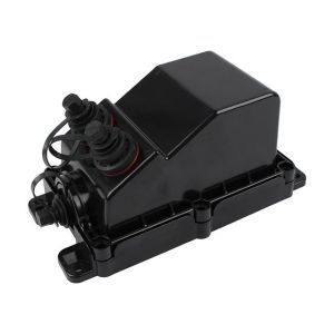 Black Fiber Access Terminal 2 Pole Terminal Junction Box Customized