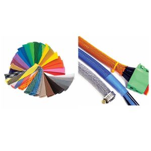 Wire Shielding PET Expandable Braided Sleeving For Cable Protection