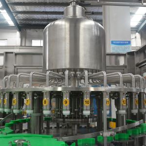 50KW Automatic Plastic Bottled Water Hot Filling Line Machine For Juice Tea