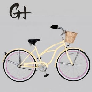 26"x2.125" Coaster Brake Steel Frame Women Beach Cruiser Bicycle CE EN CPSC OEM