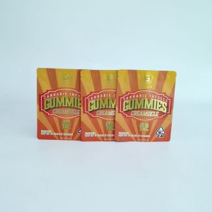 Custom Accepted Glossy Aluminum Foil Packaging Bags Resealable Mylar Packaging