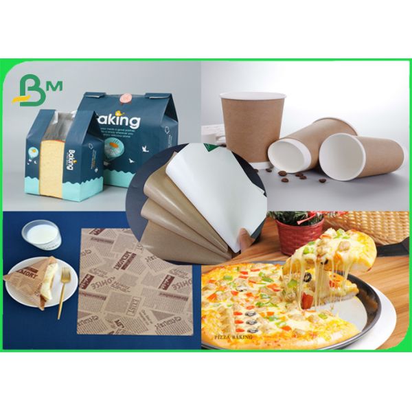 One Side Coated Food Grade 160gsm Plastic Coated Paper For Food Packing