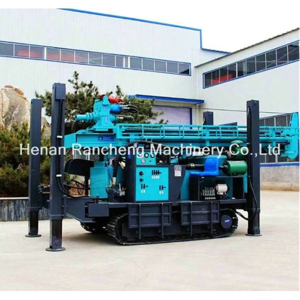 RCF450C Crawler Water Well Drill Rig Machine 450m Deep Hole Drilling For Mining,
