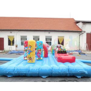 18 OZ Inflatable Bounce House Kids Car Jumping Castle